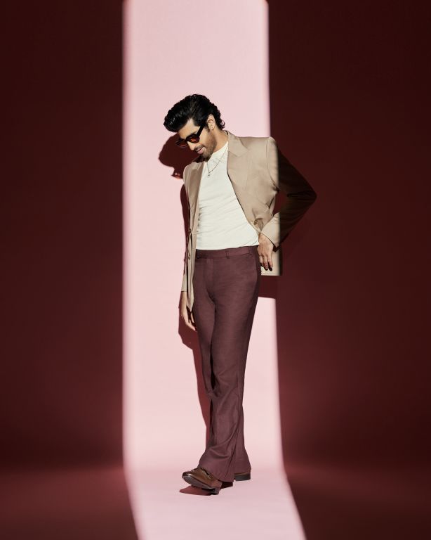 Ashim Gulati In Custom Nirmooha Beige Blazer